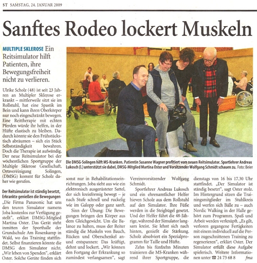 Solinger Tageblatt - 24. Januar 2009